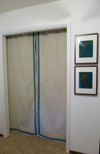 Painted Guest Room Curtains