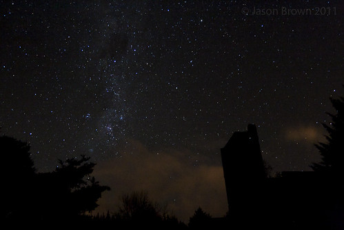Milky Way over the cement works by Astronomr
