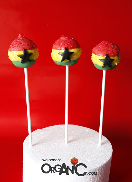 Bunte Ghana/Afrika Cake Pops - ben&jerrys - how i met your mother toppers