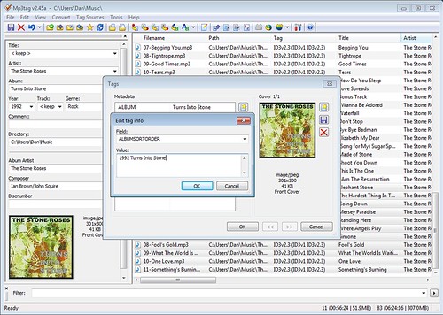 Changing album sort in MP3Tag