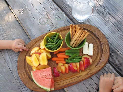 healthy summer snack trays