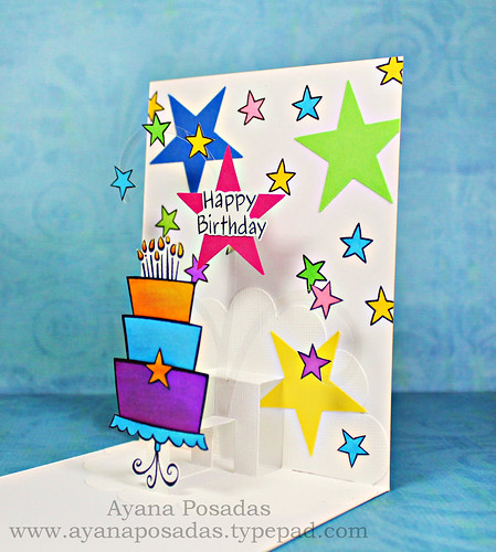 Pop-Up Star Birthday Cake (4)
