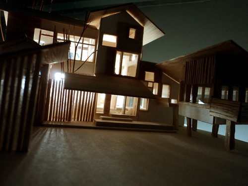 House Model at night