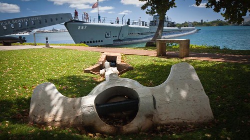 USS Bowfin's anchor
