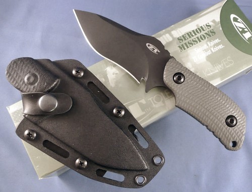 Zero Tolerance Model 0121 Fixed 4-1/4" S30V Steel Blade, Ranger Green G10 Handles