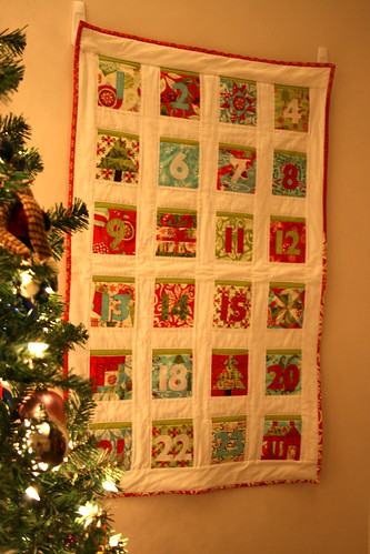 Countdown to Christmas quilt 2