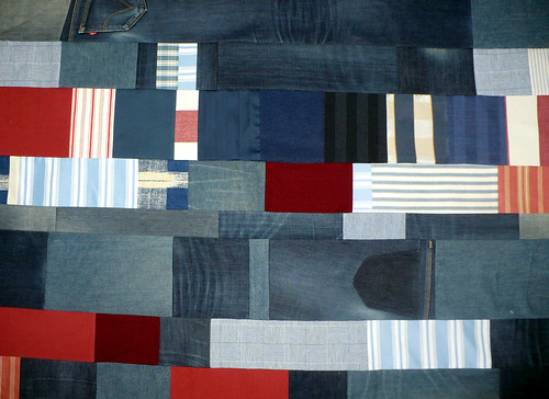 Denim quilt #3 work in progress