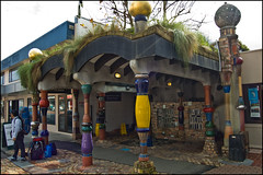 The famous Hundertwasser Public Toilets in Kawakawa