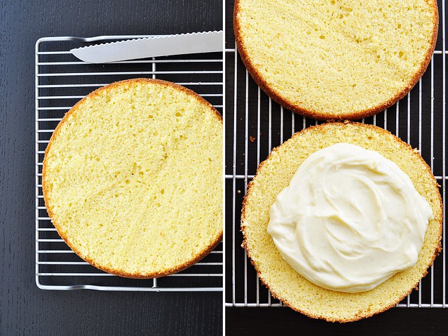 Yellow Cake & Vanilla Cream