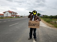 Hitchhiking in Hungary after border with Ukranian home-made wine