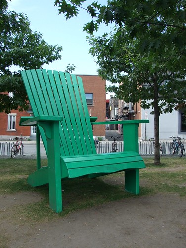 Giant Green Chair