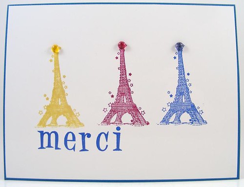 Eiffels Merci Card