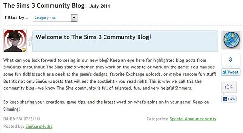 Community blog