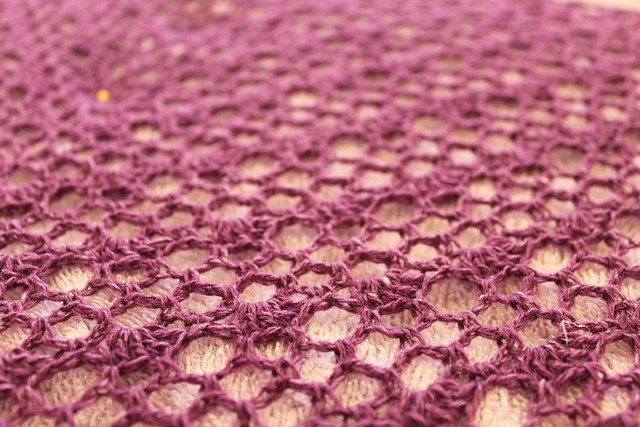 Holst Garn shawl - in progress