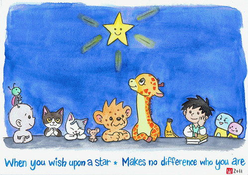 When you wish upon a star, Makes no difference who you are