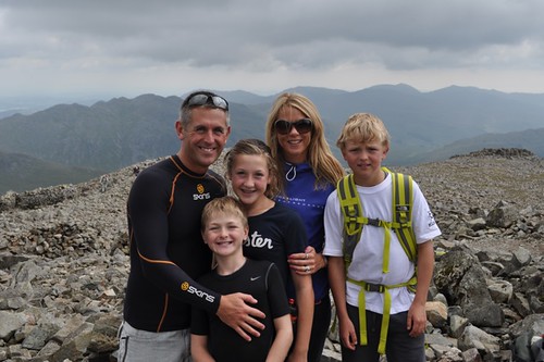 The Powell Family at Scafell