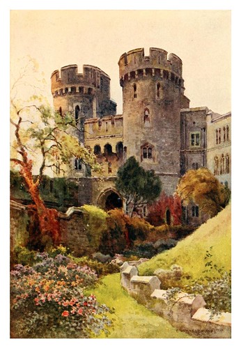 012- Castillo de Windsor- Puerta Norman- Windsor castle 1910- Ernest William Haslehust