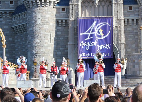 Walt Disney World 40th anniversary celebration at Magic Kingdom