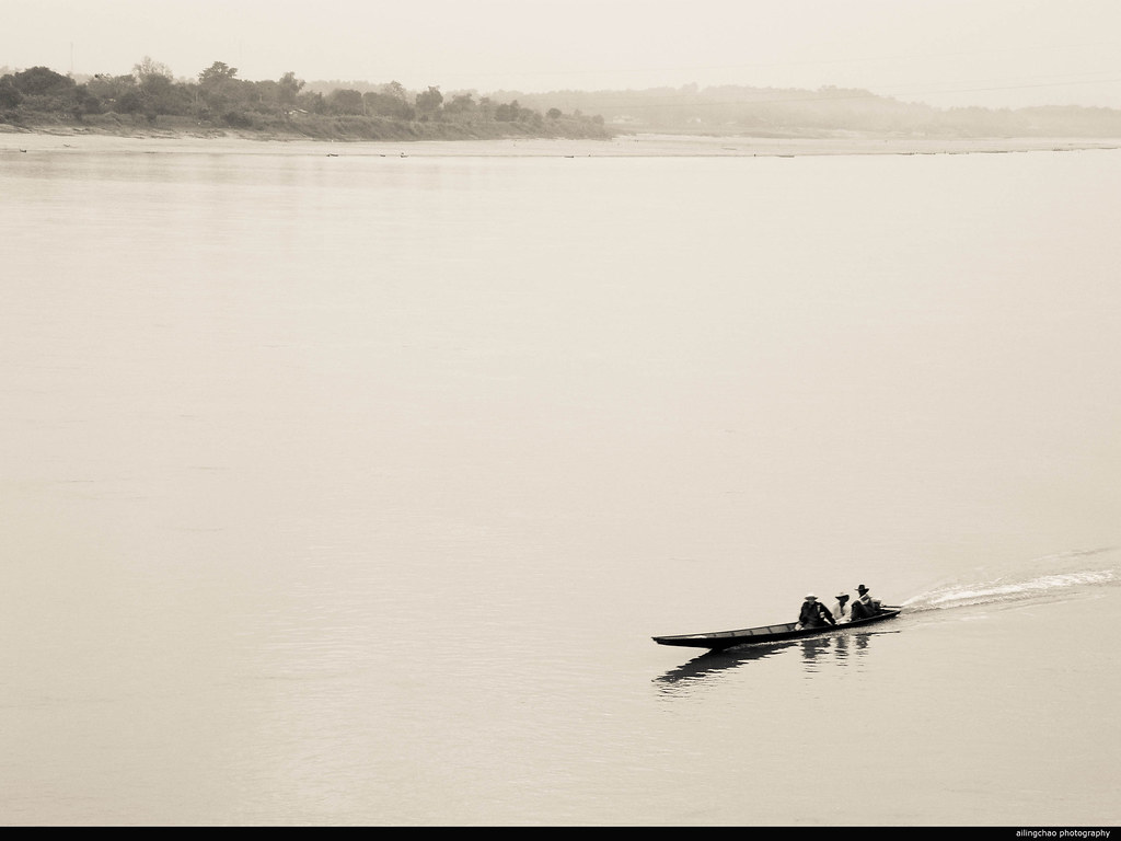 老挝。湄公河。