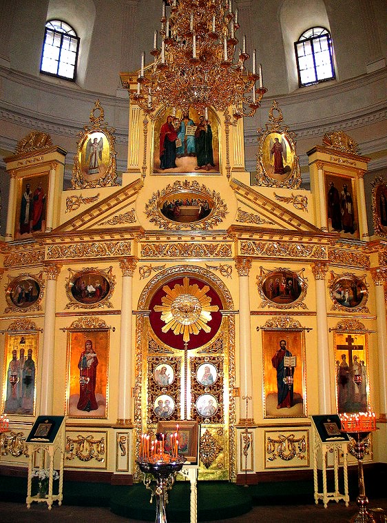Iconostasio en Kazan de Moscu