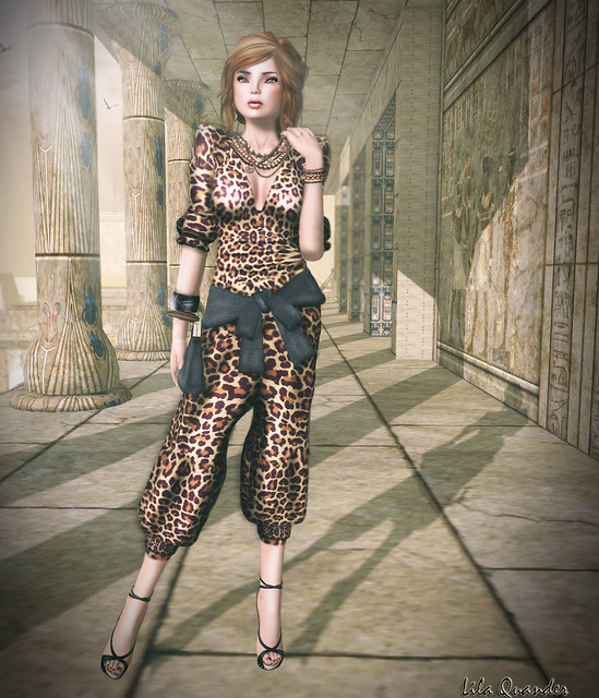 Fashionably Late - Orion - Body Suit-Leopard