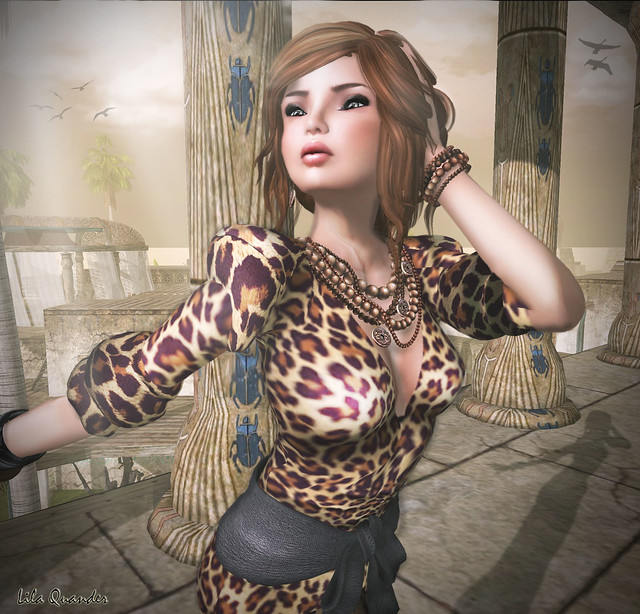 Fashionably Late - Orion - Body Suit-Leopard & TRUTH Pandora - carob