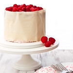 Buttermilk Cake with Raspberry Swiss Meringue Buttercream