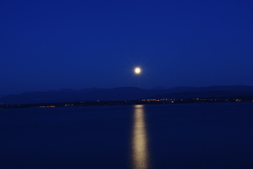 Moon Light at Geneva Lake