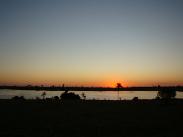 Parana river sunset - Mato Grosso do Sul - Brazil