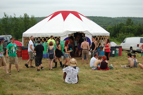 BCN Lazer Yurt - Evolve Festival 2011