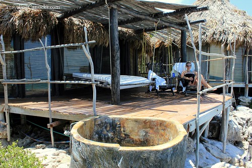 Seaside Deck at Azulik Villas, Mexico