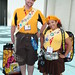 A couple of Fireside Girls get ready for the Phineas and Ferb panel at Comic-Con 2011