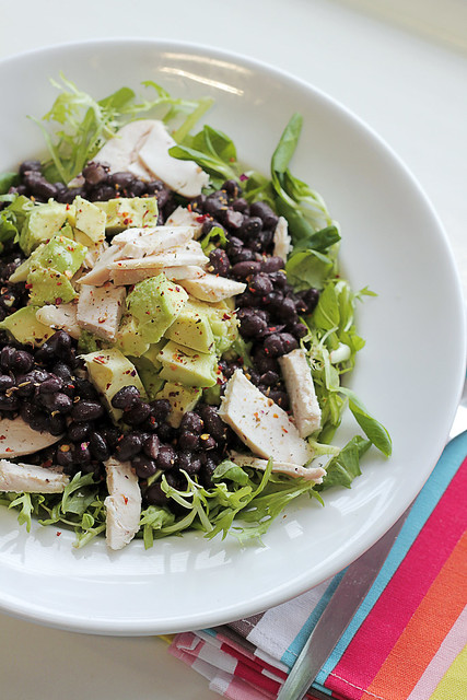 Chicken, Avocado and Black Beans