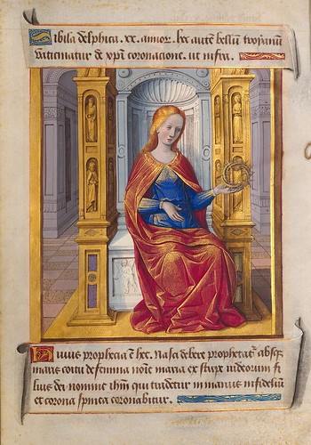 002-Sibila Delfica-Sibylla Prophetae et de Cristo Salvatore vaticinantes-1490- BSB Cod. icon. 414-Münchener DigitalisierungsZentrum