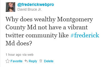 Why Do Frederick Twitter-ers Outshine MoCo Twitter-ers