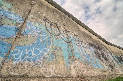 Section at the Berlin Wall Memorial