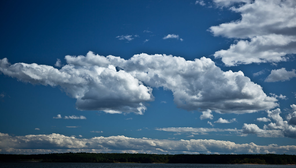 Clouds over Jordan Lake