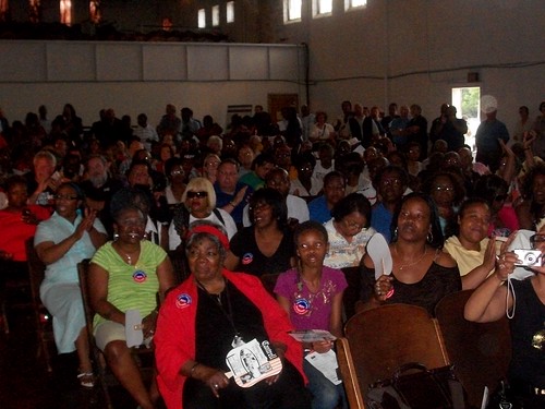 Over 1,000 people gathered at the King Solomon Baptist Church to call for Good Jobs Now, an initiative of SEIU and other labor organizations. The event took place on June 27, 2011. (Photo: Abayomi Azikiwe) by Pan-African News Wire File Photos