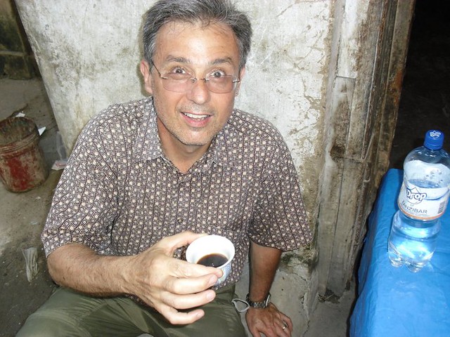 pastor bill with coffee