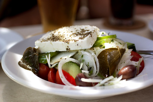 greek salad @ irini’s cafe
