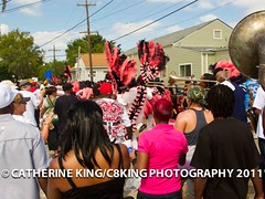 Prince of Wales Social Aid & Pleasure Club Second Line 2011 by Catherine King