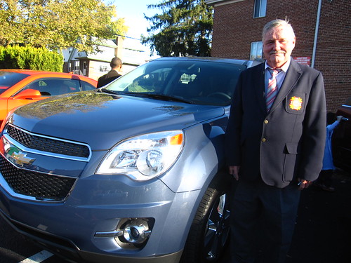 VZW Post 2819 Post Commander Joe O'Rourke with the Chevy Equinox