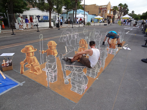 3d-streetpainting-chalkfestival by leon keer