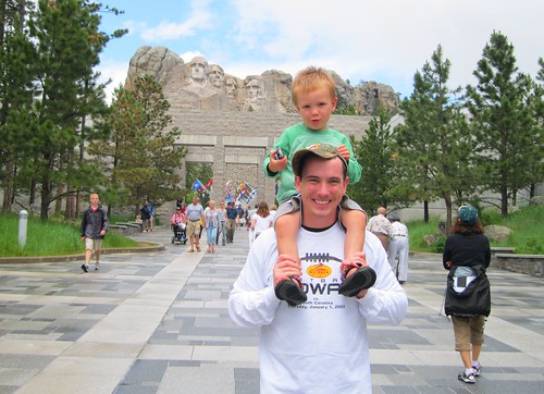 thad and WIll Mt. Rushmore