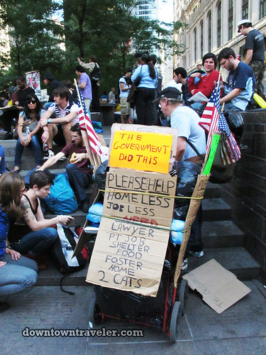 NYC Occupy Wall Street Rally Oct 8 2011 jobless
