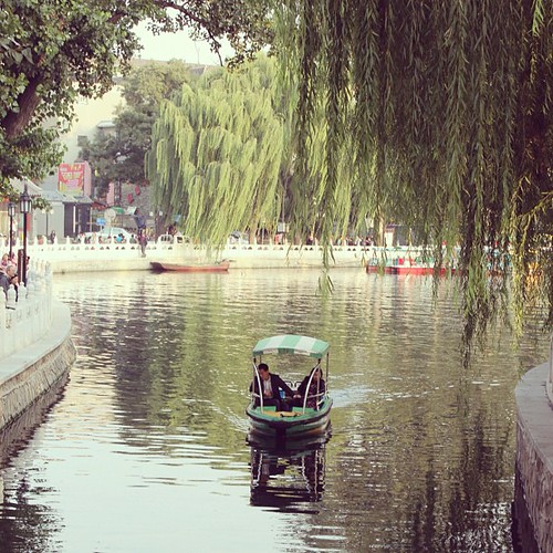 Couples boating on the #lake near #BeihaiPark in #Beijing, #China. #obievip #obievip_china by ObieVIP