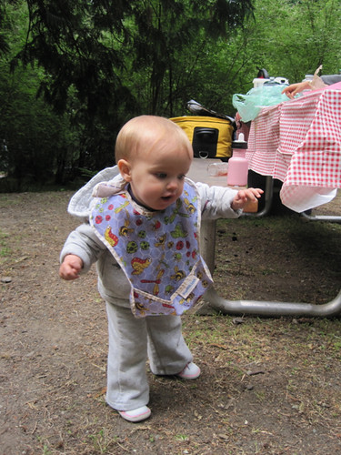Learning to walk at the campground
