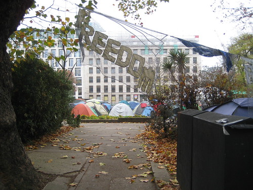 Freedom - Occupy London - Finsbury Square - Real Democracy Now by AndyRobertsPhotos