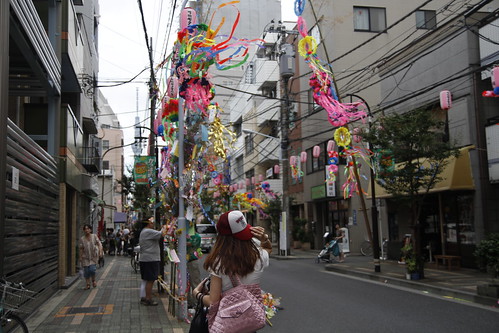 Continuing the way through the street of Tanabata stuff