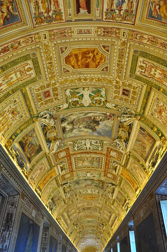 The Map Room ceiling